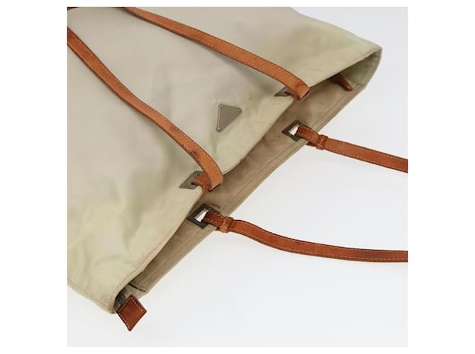 PRADA Tote Bag Nylon Weiß Auth 83952 - Ansicht 6
