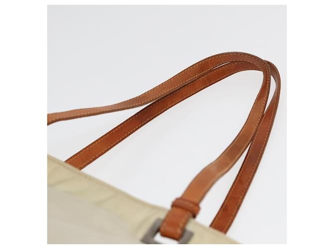 PRADA Tote Bag Nylon Weiß Auth 83952 - Ansicht 8