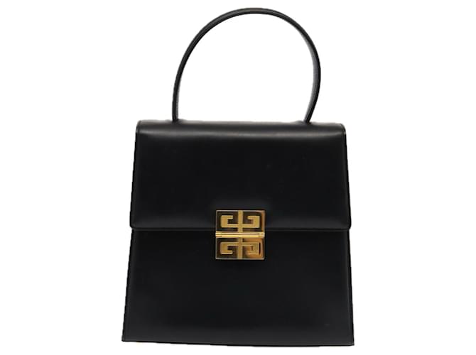 Borsa a mano GIVENCHY in pelle nera Auth am6590 Nero - vista 2
