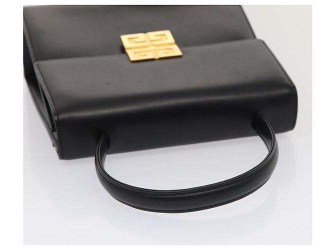 Borsa a mano GIVENCHY in pelle nera Auth am6590 Nero - vista 7