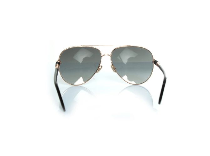 Gafas de sol Aviator Jimmy Choo con strass Negro Dorado - vista 5