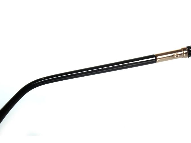 Gafas de sol Aviator Jimmy Choo con strass Negro Dorado - vista 8