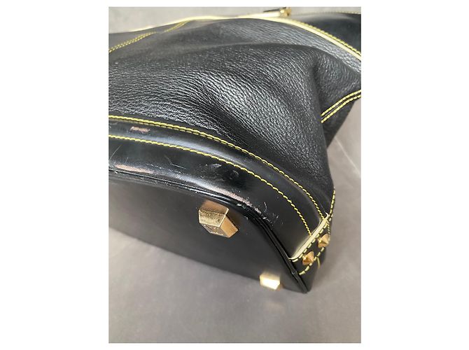 Borsa Louis Vuitton Lockit Suhali in pelle nera Nero - vista 13