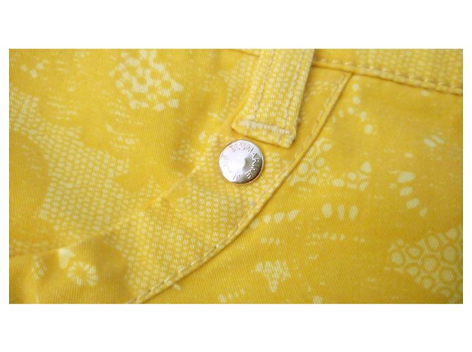 Gonna Blumarine multicolore in cotone Giallo - vista 6
