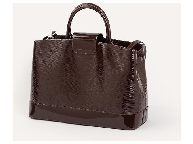 LOUIS VUITTON Handtaschen Lackleder Bordeaux - Ansicht 2