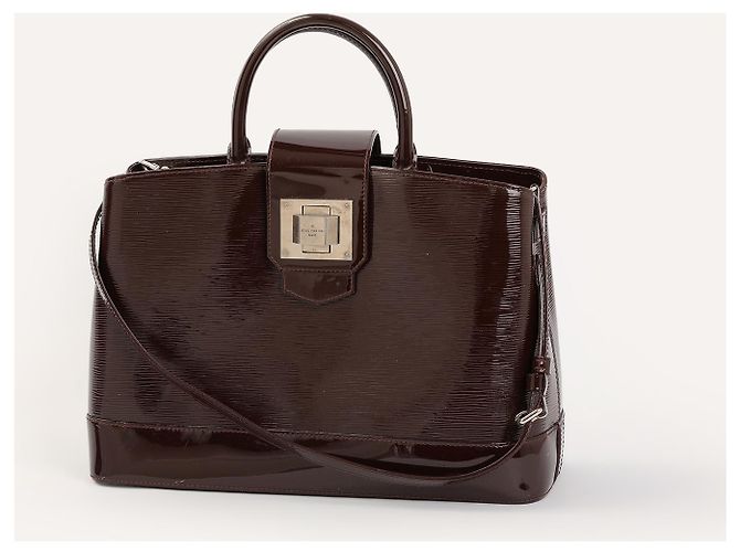 LOUIS VUITTON Handtaschen Lackleder Bordeaux - Ansicht 3