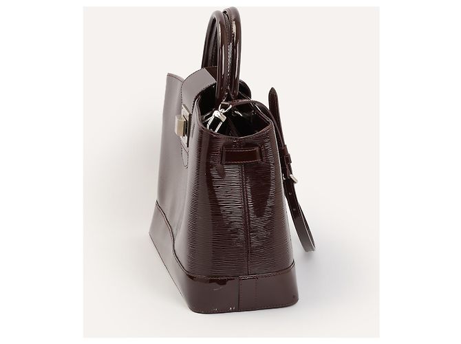 LOUIS VUITTON Handtaschen Lackleder Bordeaux - Ansicht 4