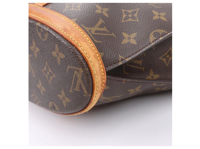 Borsa a spalla classica Babylone in tela Monogram Louis Vuitton M51102 Marrone - vista 14