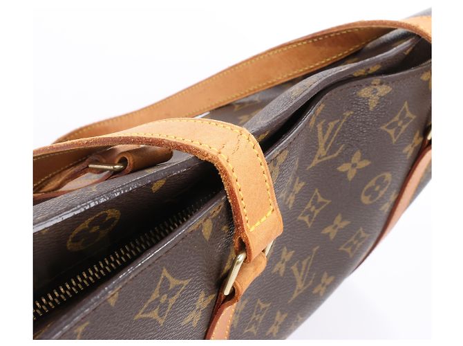 Borsa a spalla classica Babylone in tela Monogram Louis Vuitton M51102 Marrone - vista 16