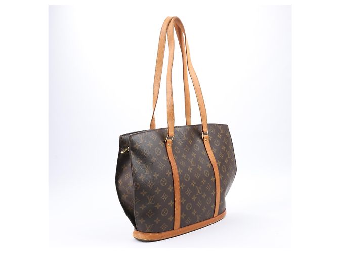 Borsa a spalla classica Babylone in tela Monogram Louis Vuitton M51102 Marrone - vista 2