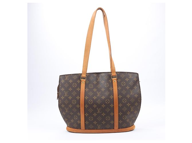 Borsa a spalla classica Babylone in tela Monogram Louis Vuitton M51102 Marrone - vista 4