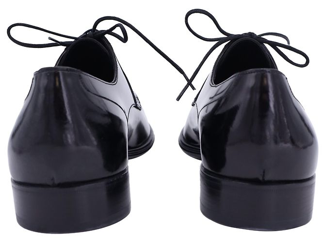 Scarpe Derby Classiche Dolce & Gabbana in pelle di vitello nera - vista 3