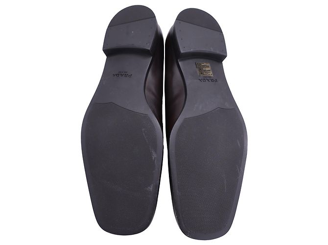 Mocassino Prada in pelle marrone - vista 6