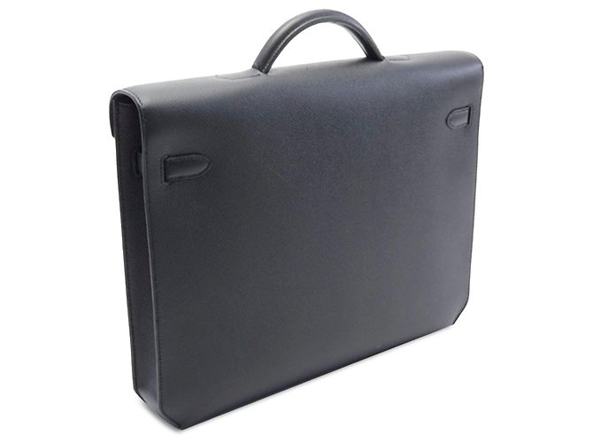 Hermès Kelly Depeches 36 in Togo nero - vista 2