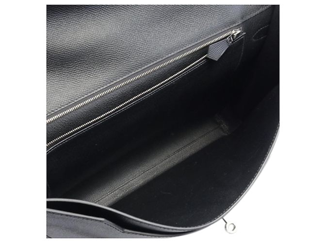 Hermès Kelly Depeches 36 in Togo nero - vista 3
