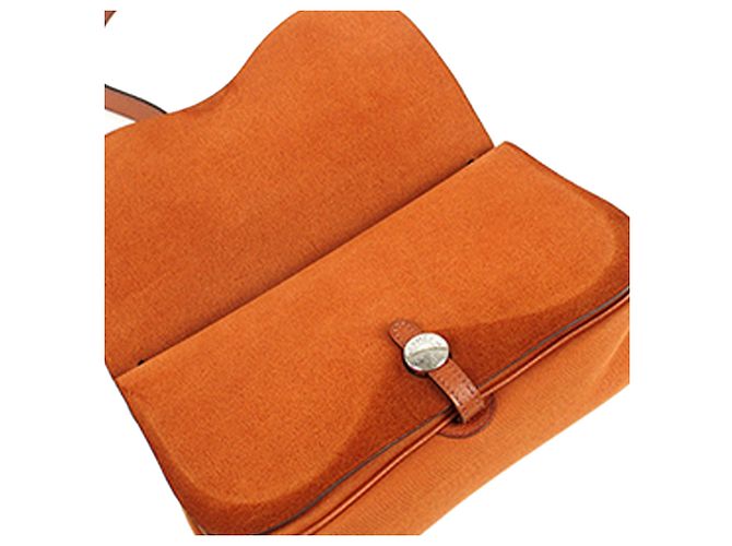 Borsa Colorado PM in Tela Vache Liege Marrone Hermès - vista 11