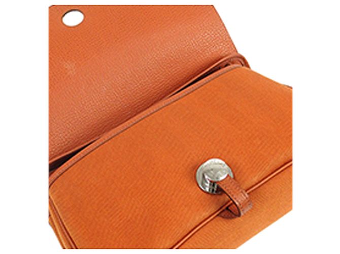 Borsa Colorado PM in Tela Vache Liege Marrone Hermès - vista 12