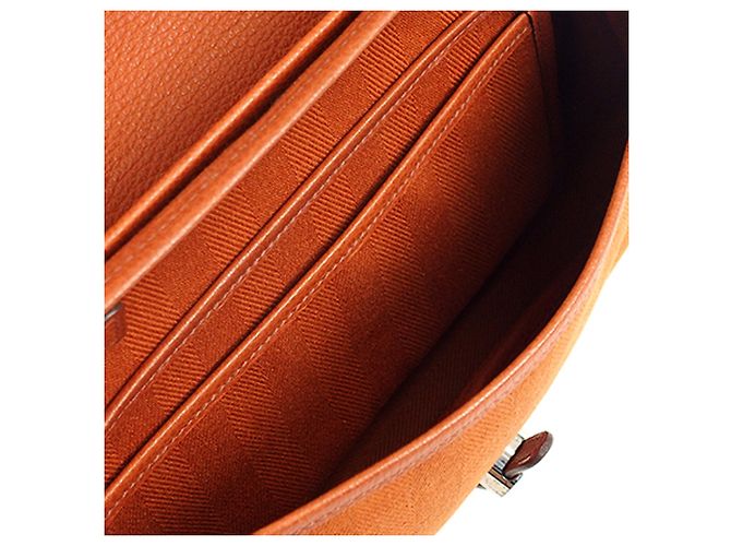 Borsa Colorado PM in Tela Vache Liege Marrone Hermès - vista 4