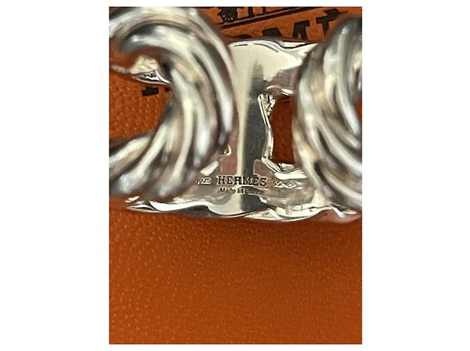 Hermès Anello Parade Intrecciato Argento - vista 4