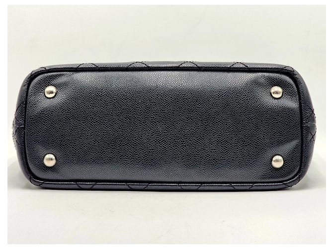 Chanel Sulla Strada Borsa Caviar Cucitura Wild Nero - vista 12