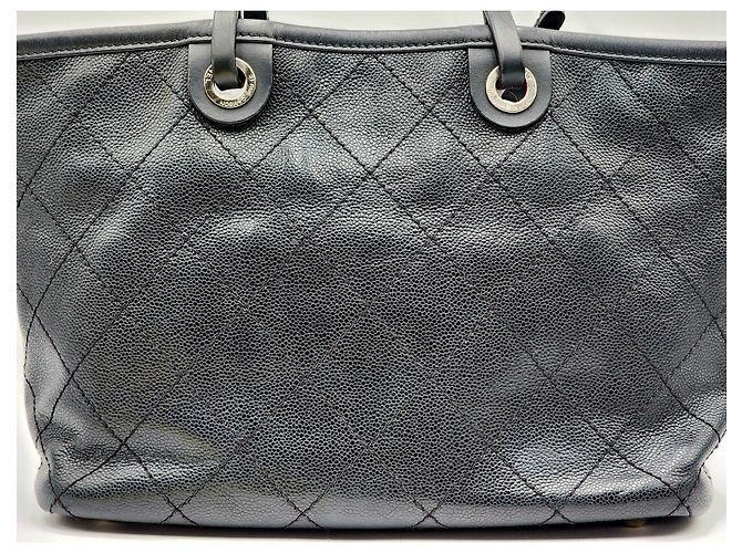 Chanel Sulla Strada Borsa Caviar Cucitura Wild Nero - vista 5