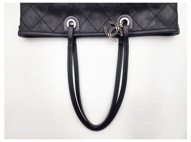 Chanel Sulla Strada Borsa Caviar Cucitura Wild Nero - vista 9