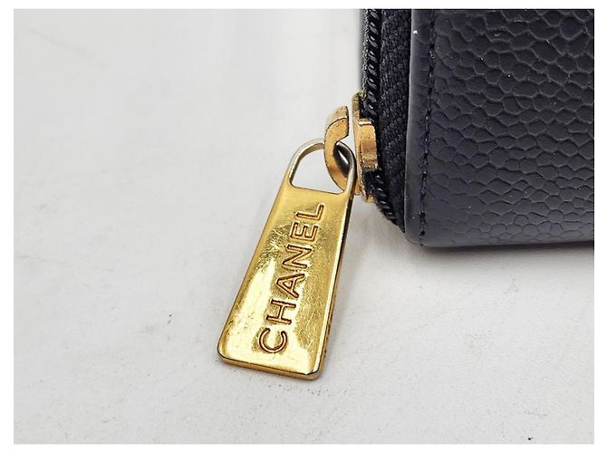 Cartera Larga de Caviar Chanel Negro - vista 10
