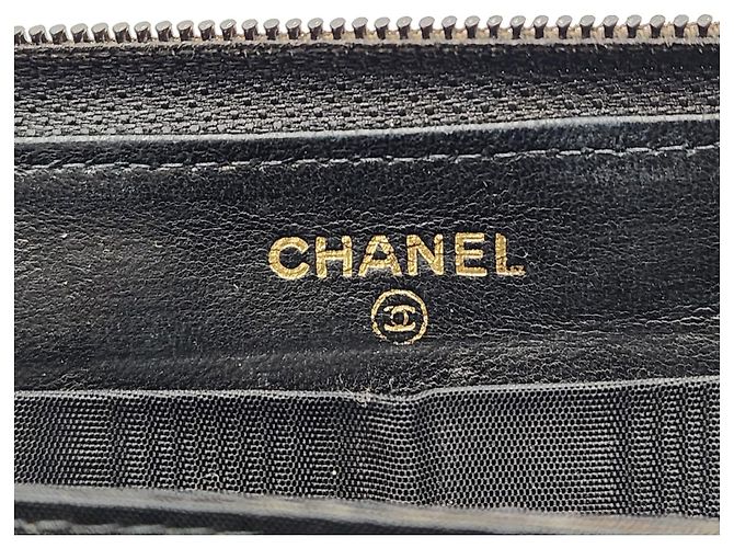 Cartera Larga de Caviar Chanel Negro - vista 13