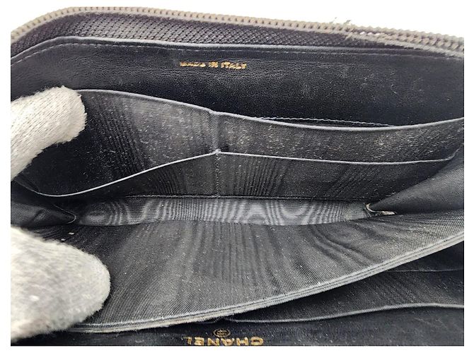 Cartera Larga de Caviar Chanel Negro - vista 15