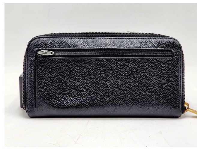 Cartera Larga de Caviar Chanel Negro - vista 4