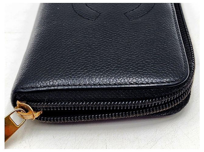 Cartera Larga de Caviar Chanel Negro - vista 7