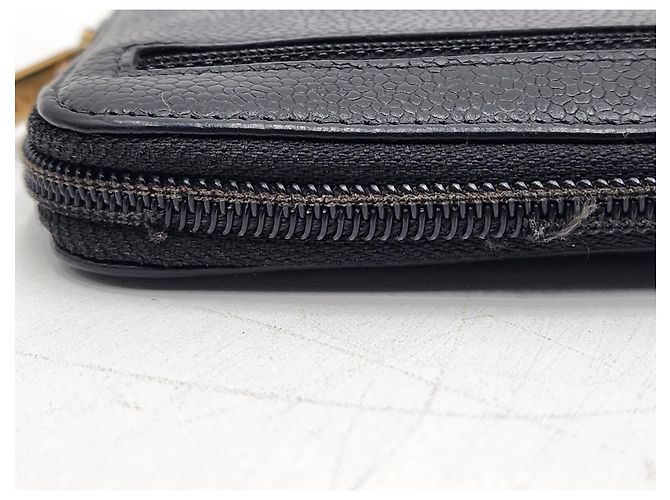 Cartera Larga de Caviar Chanel Negro - vista 8