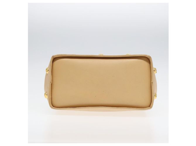 Borsa a spalla in pelle beige Salvatore Ferragamo Auth bs16284 - vista 10