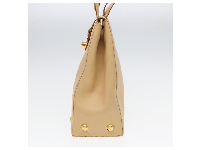 Borsa a spalla in pelle beige Salvatore Ferragamo Auth bs16284 - vista 5