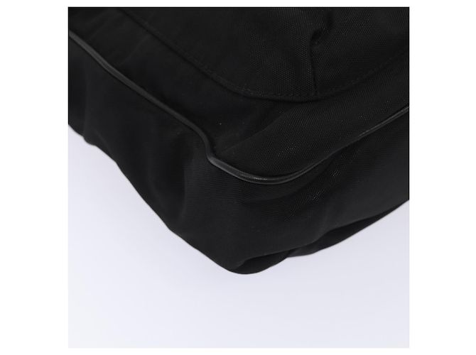 Borsa a mano in pelle nylon Burberry Nova Check 2 vie nera Auth bs16211 Nero - vista 16