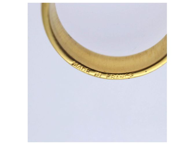 Ring Hermès Anello per sciarpa HERMES in metallo dorato Auth am6612 D'oro - vista 11