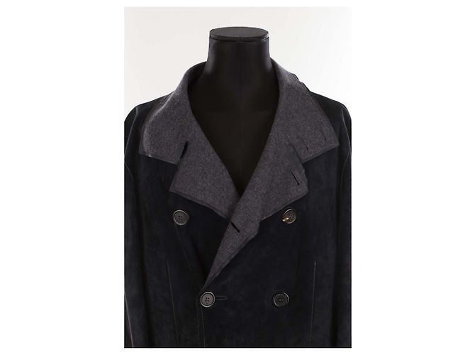 Lanvin Jaqueta de camurça azul - vista 2