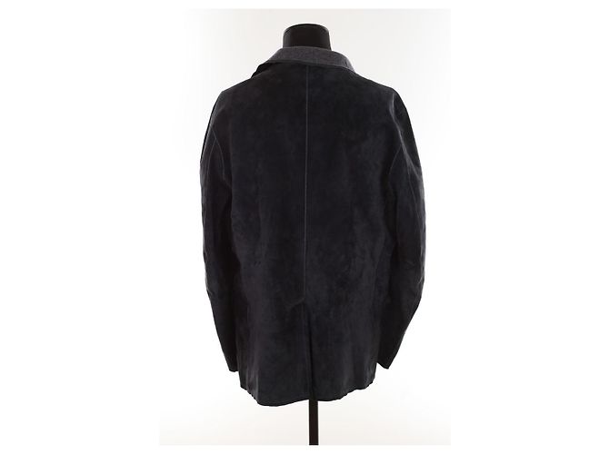 Lanvin Jaqueta de camurça azul - vista 4