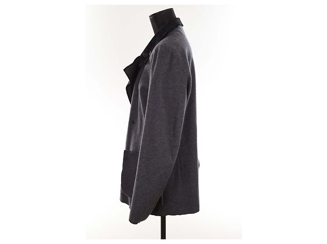 Lanvin Jaqueta de camurça azul - vista 7
