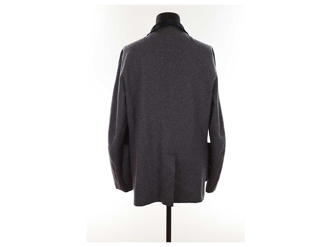 Lanvin Jaqueta de camurça azul - vista 8
