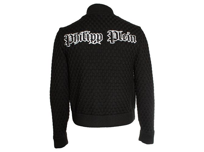 Ponyskin-Jacke Philipp Plein Schwarz - Ansicht 3