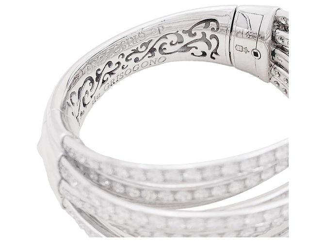 Bracciale De Grisogono, 'Allegra', oro bianco, diamanti. - vista 5