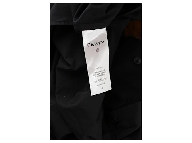 Fenty Vestido de algodón Negro - vista 7