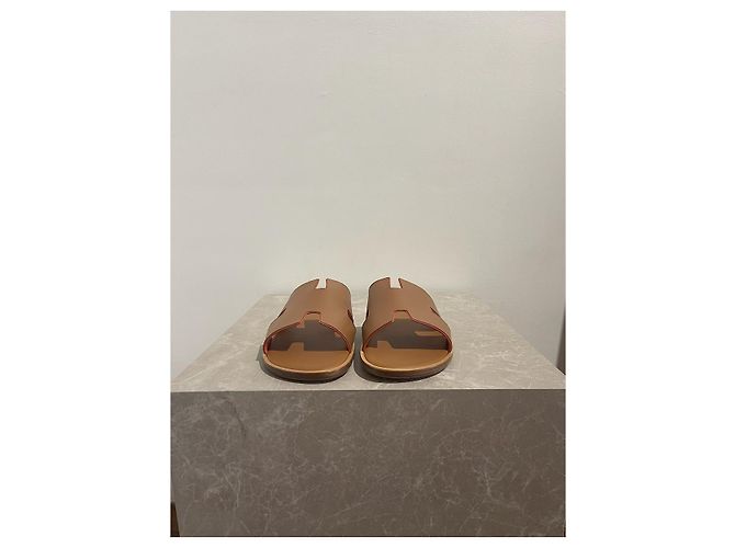 Trim Hermès Sandali HERMES T.EU 43 Pelle Cammello - vista 2