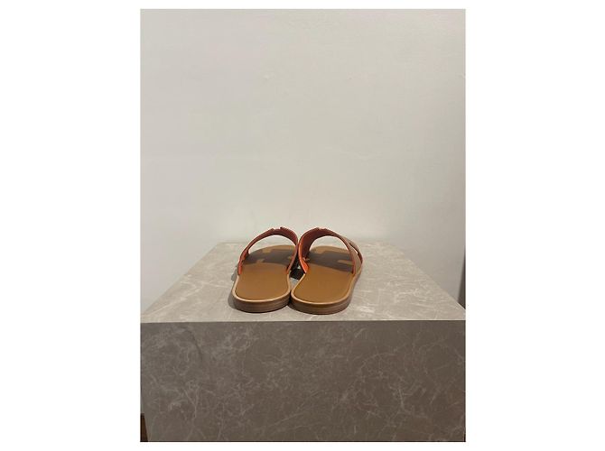 Trim Hermès Sandali HERMES T.EU 43 Pelle Cammello - vista 3