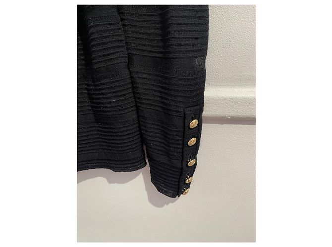 BALMAIN Malha T.FR 38 Lã Preto - vista 4