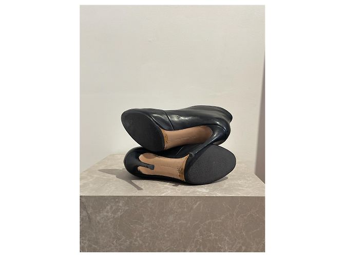 GIANVITO ROSSI Botines T.EU 37 Cuero Negro - vista 6