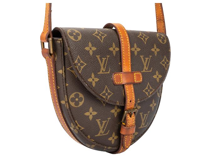 (NON PUBBLICARE) Borsa a tracolla Louis Vuitton Canvas Monogram Chantilly PM Marrone - vista 3