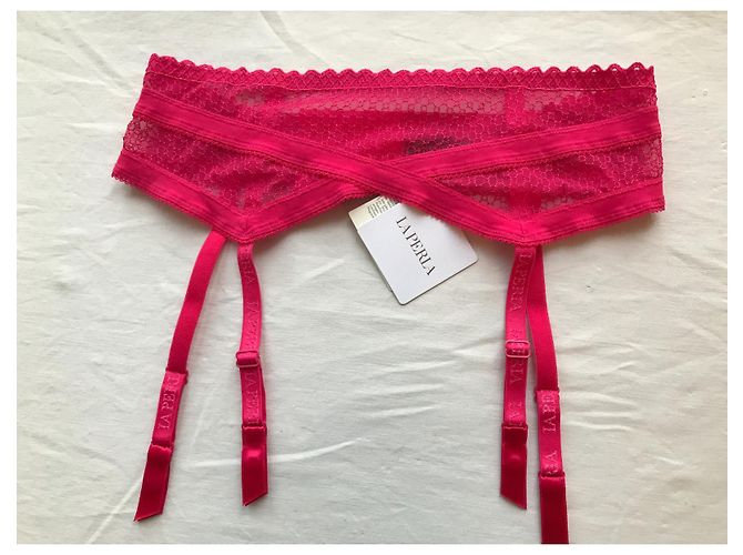 Garter rosa acceso 42 FR La Perla Fuschia - vista 2