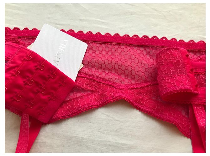 Garter rosa acceso 42 FR La Perla Fuschia - vista 6
